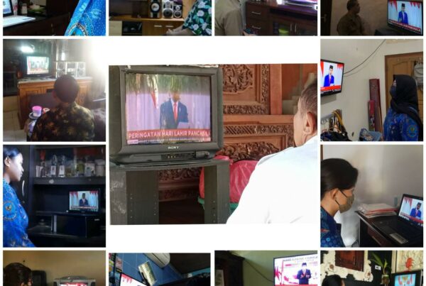 Peringatan Hari Lahir Pancasila 01 Juni 2020 BNNK Klungkung Melalui Live Media