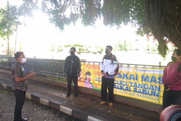 SOSIALISASI PENCEGAHAN NARKOBA DAN COVID-19 DI DEPAN KERTHA GOSA