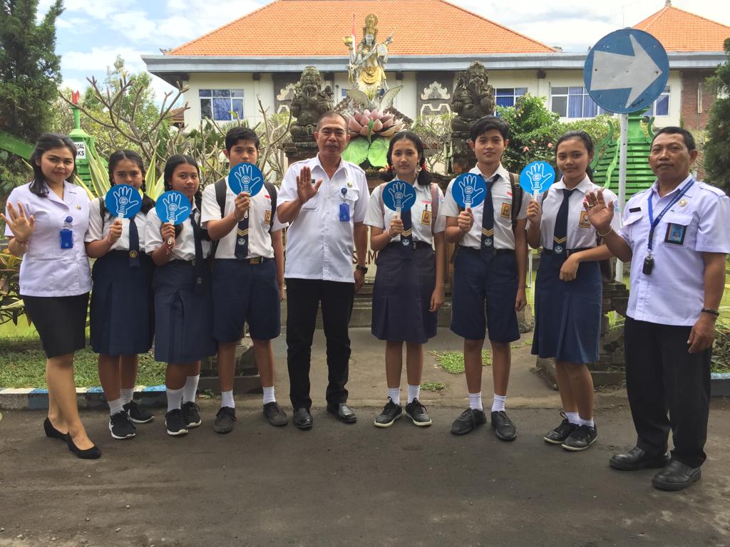 Desiminasi Informasi P4GN kepada para Pelajar SMAN 2 Semarapura