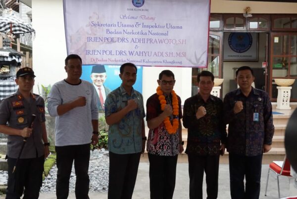 Kunjungan Sekretaris Utama BNN RI ke BNN Kabupaten Klungkung