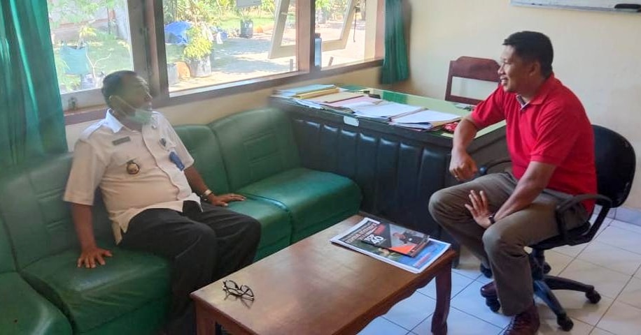 Silaturahmi Kepala BNNK Klungkung ke Kantor Camat Dawan, Klungkung