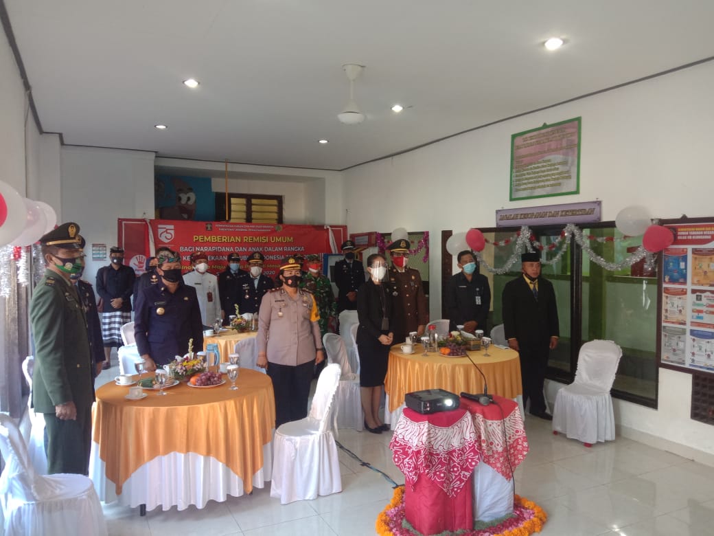 Upacara Pemberian Remisi Umum Kepada Narapidana Oleh Bupati Klungkung