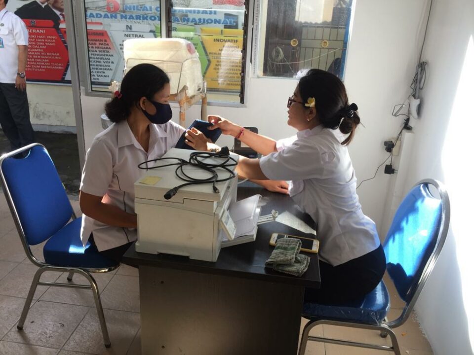 Kegiatan Pencegahan Covid-19 BNNK Klungkung