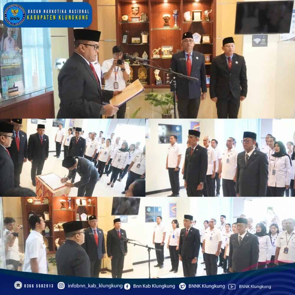 Pelantikan dan Pengambilan Sumpah Jabatan di Lingkungan BNN Provinsi Bal