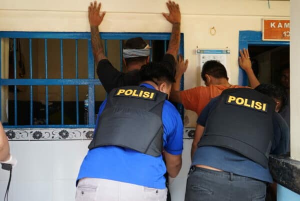 Razia Gabungan dan Tes Urine Warga Binaan Rumah Tahanan Kelas II B Klungkung