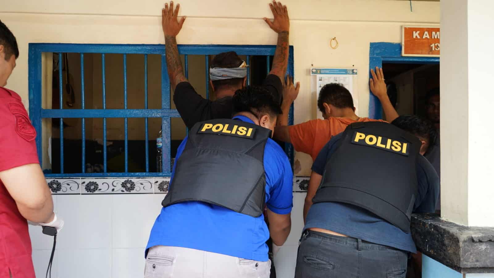 Razia Gabungan dan Tes Urine Warga Binaan Rumah Tahanan Kelas II B Klungkung