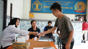 Razia Gabungan dan Tes Urine Warga Binaan Rumah Tahanan Kelas II B Klungkung
