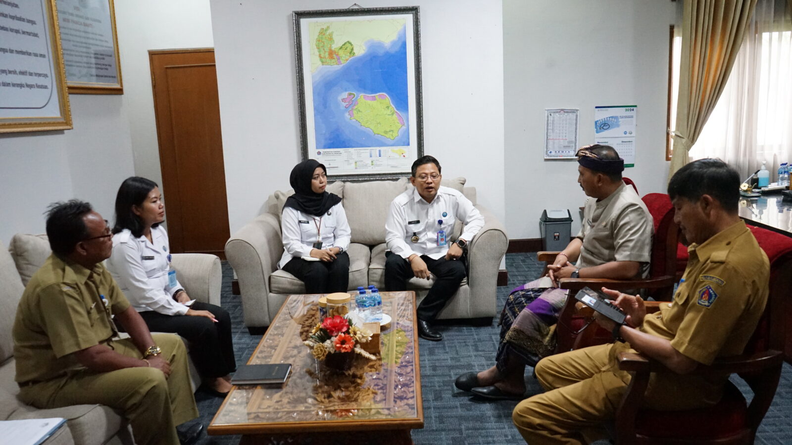 Kepala BNN Kab Klungkung Melaksanakan Audensi ke PJ Bupati Klungkung Bahas Rencana Kerja P4GN BNN Kab Klungkung