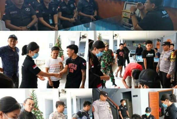 Melaksanakan Kegiatan Pemberdayaan Masyarakat Anti Narkoba Melalui Test Urine di Kelurahan Semarapura Klod Kangin Jelang Nataru 2025