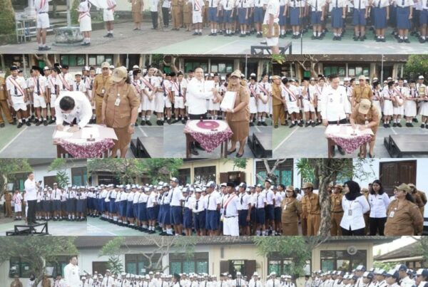 BNN Kabupaten Klungkung Lakukan Pendekatan Soft Power Di SMPN 3 Semarapura Melalui Program BNN Goes To School Demi Terciptanya Sekolah Yang Bersih Dari Narkoba