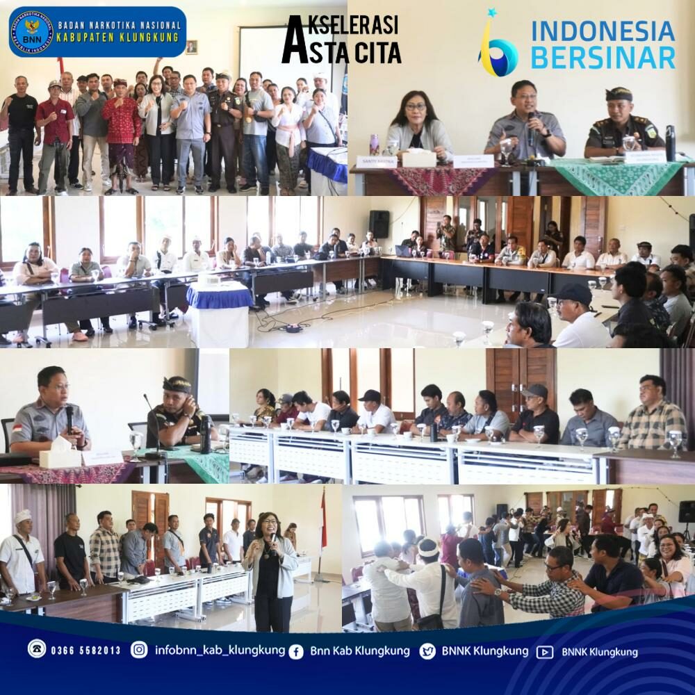 Asistensi Relawan Anti Narkotika dalam Rangka KIE Sumber Daya Pembangunan Desa