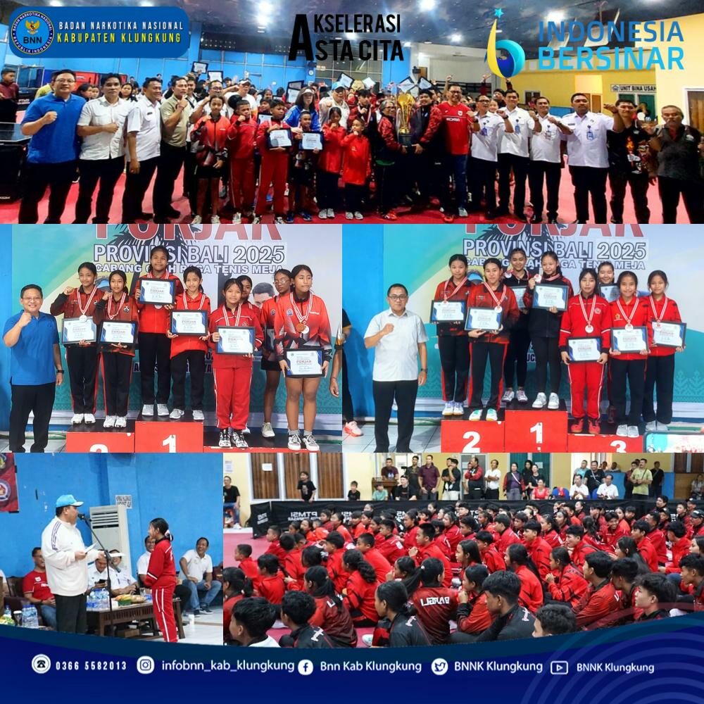 Menghadiri Undangan Penutupan Kejuaraan Tenis Meja Dalam Rangka PORJAR Provinsi Bali